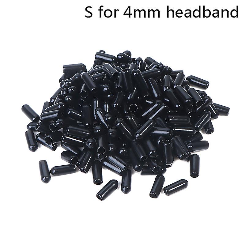 200pcs Rubber Round End Cap Cover For Pipe Screw Thread Protector Push-fit Caps