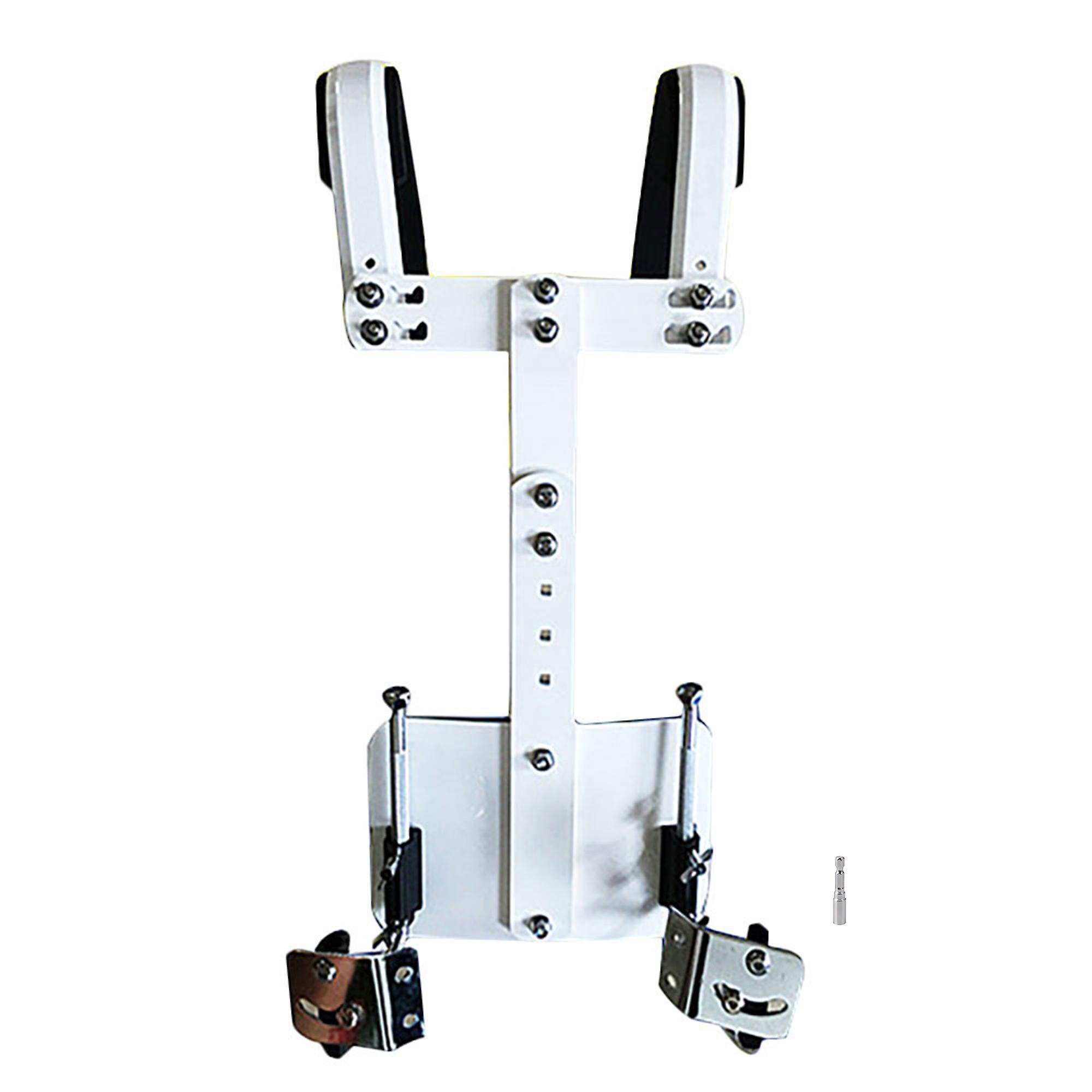 Alloy Steel Drill Bit Tuning Key with White Marching Snare Drum Carriers