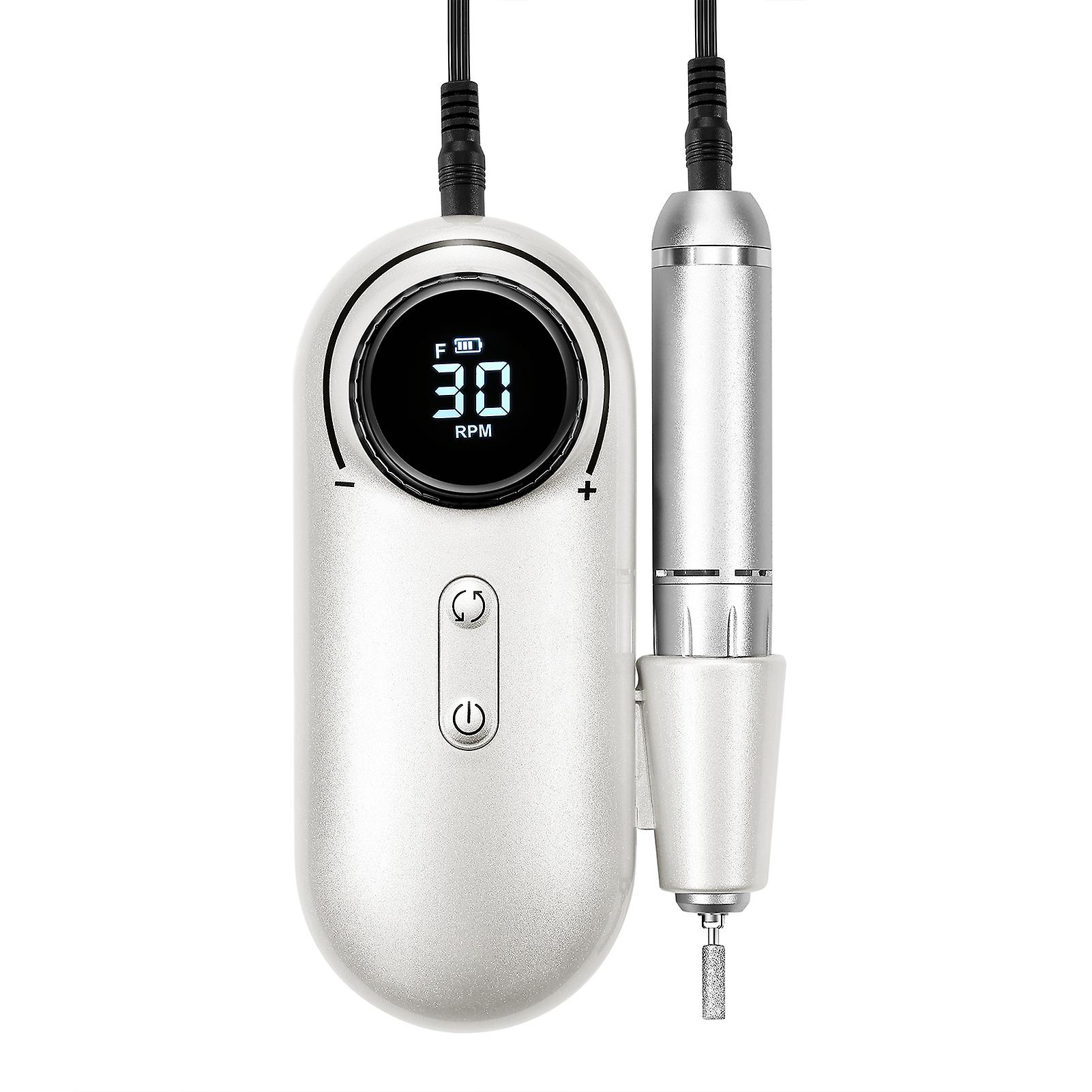 Portable Nail Drill Machine 30000 Rpm Rotation Rate Adjustable