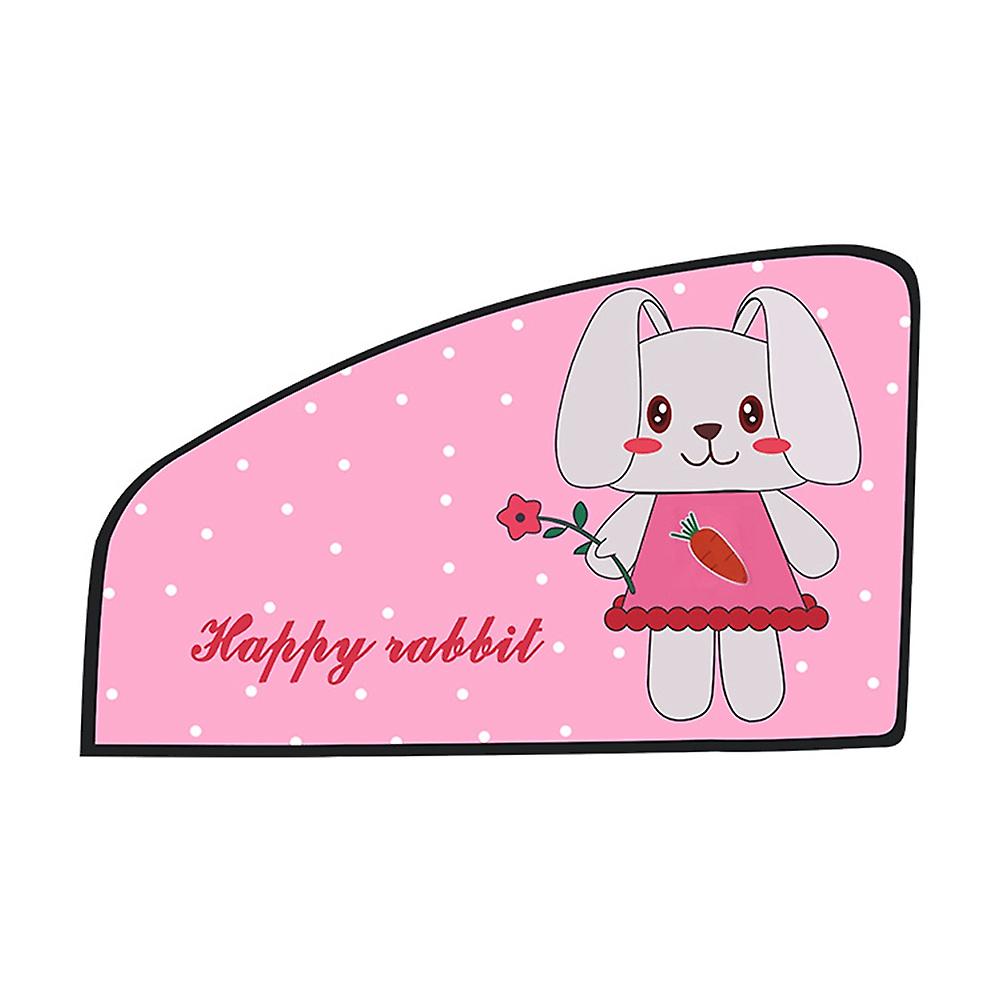 Retractable Car Shade,Summer Cartoon Double Layer Car Shade Car Window Shade Smart Functionality