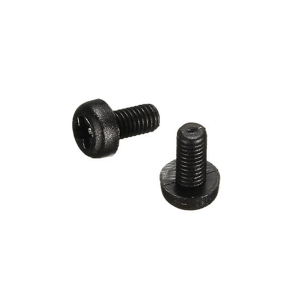 50Pcs M2 Black Nylon Round Phillips Screw Bolts 4/8/10/12mm