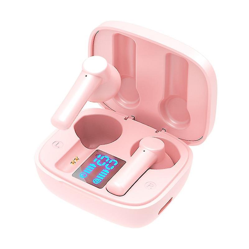 Lb-8 Bluetooth 5.0 Stereo Wireless Bluetooth Earphone Pink