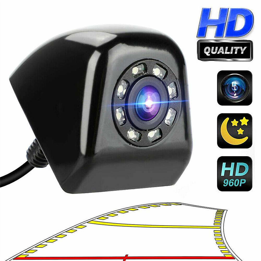 170° HD Vehicle Camera 8LED Car Rear View Backup Parking-Reverse Camera Night Vision Waterproof Camera Car DVR