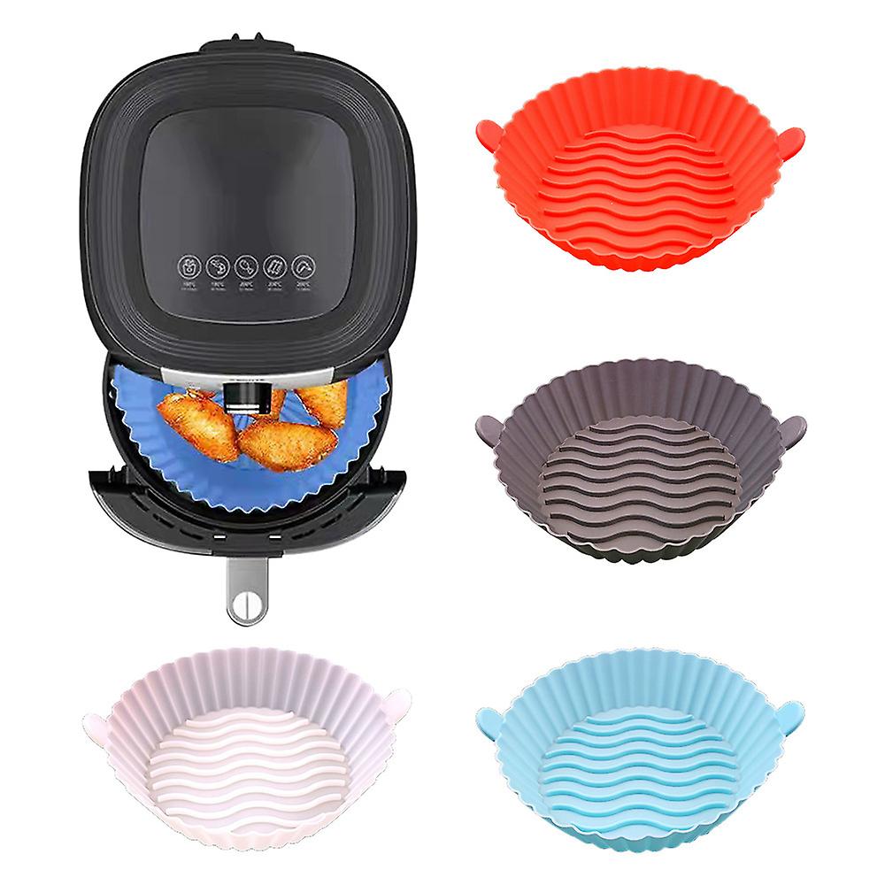 Air Fryer Silicone Mat with Holder Reusable Air Fryer Oven Accessory