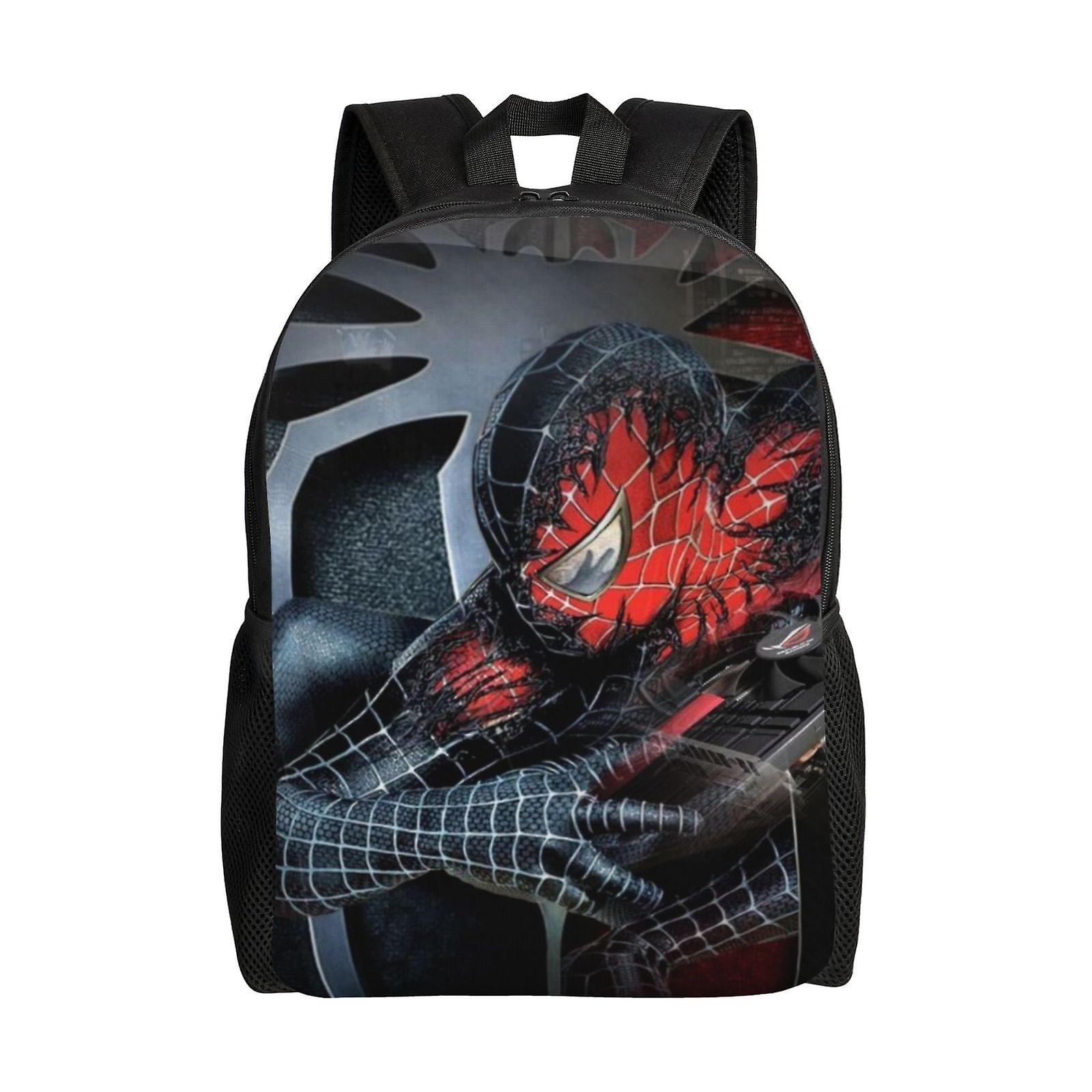 Spider Man Backpack, Travel Laptop Backpack, Water Resistant College School Computer Bag, Durable