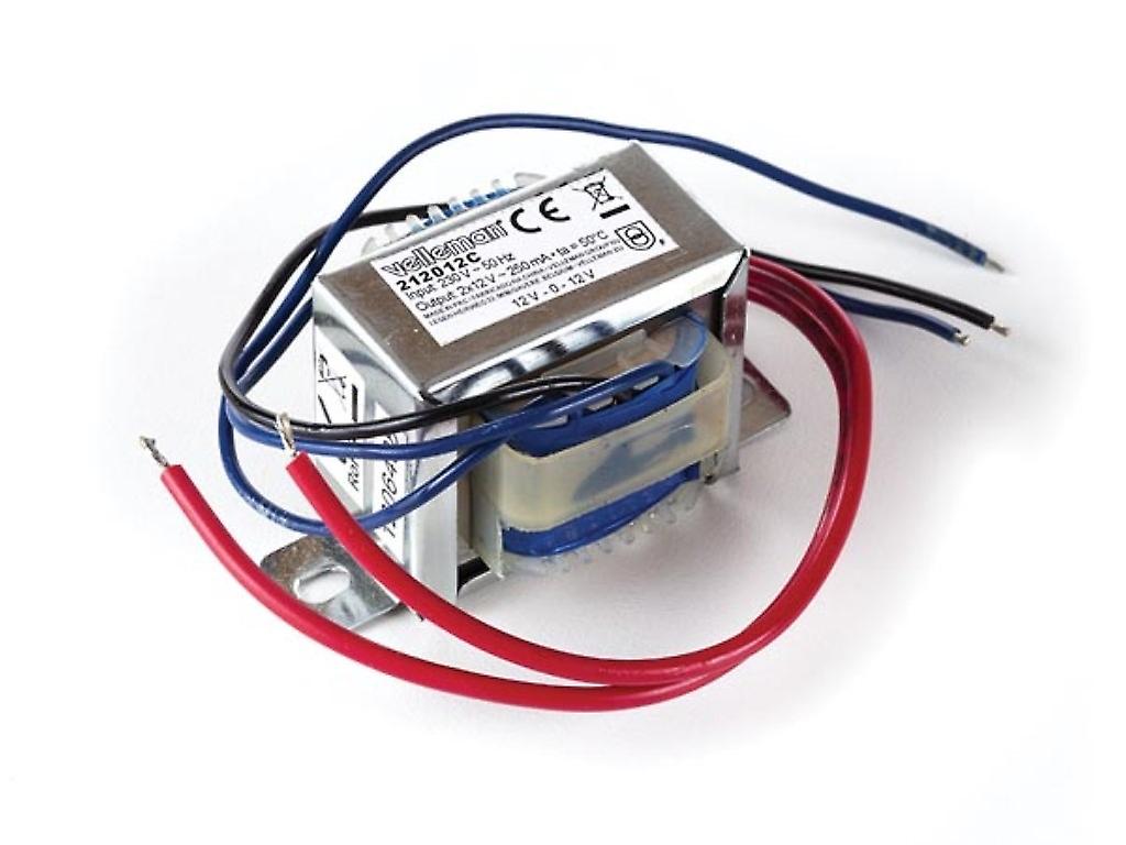 Open-frame transformer 6 Va 2 X 12 V~ 250 Ma Max.