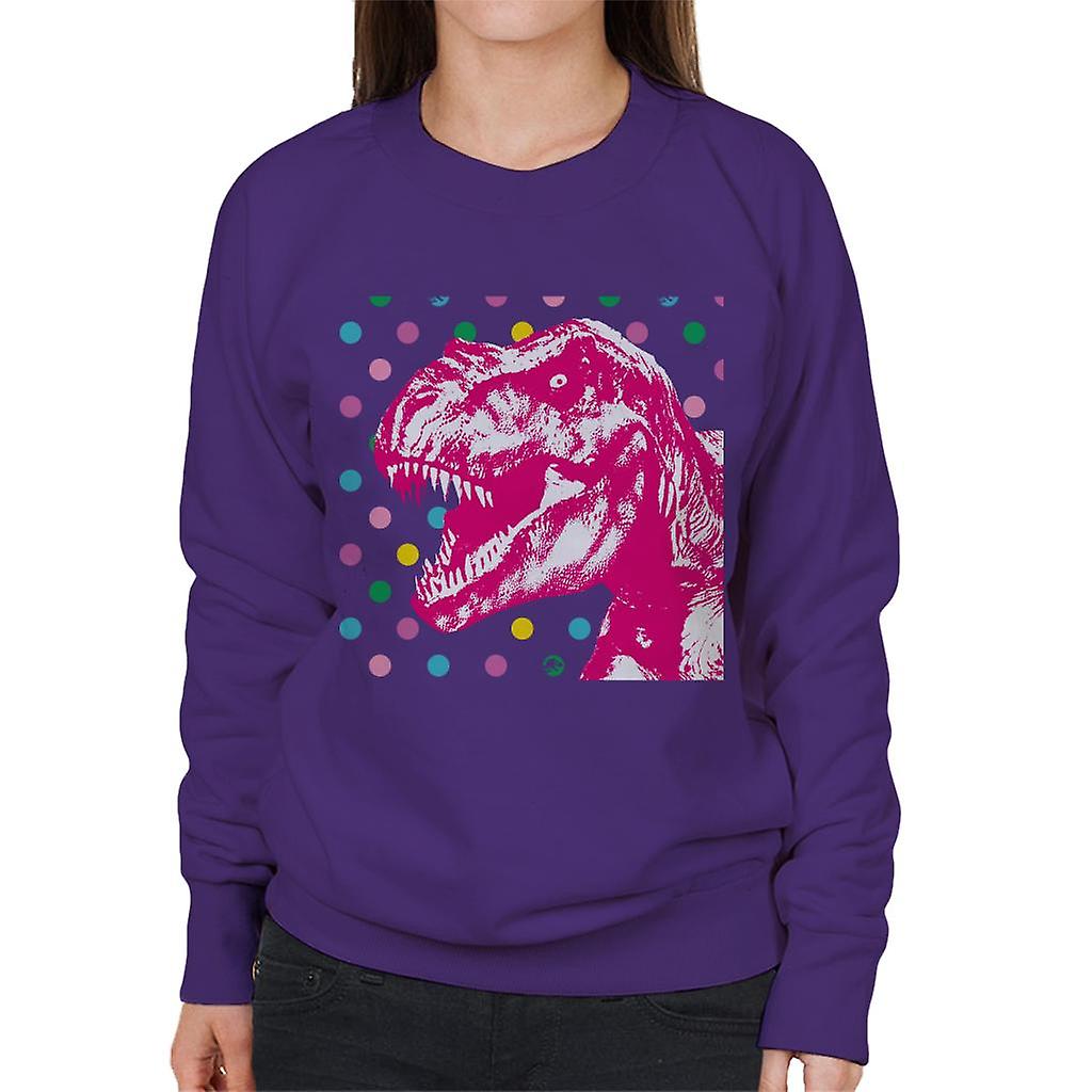 Jurassic Park T Rex Polka Dot Women's Sweatshirt