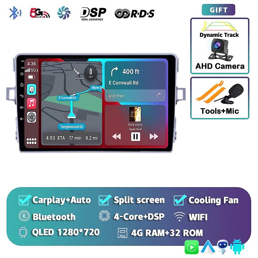 Android 13 Carplay Auto Car Radio For Toyota Verso Ez E'z 2006- 2010 2011 2012-2018 Multimedia Gps Player Stereo 2din Head Unit