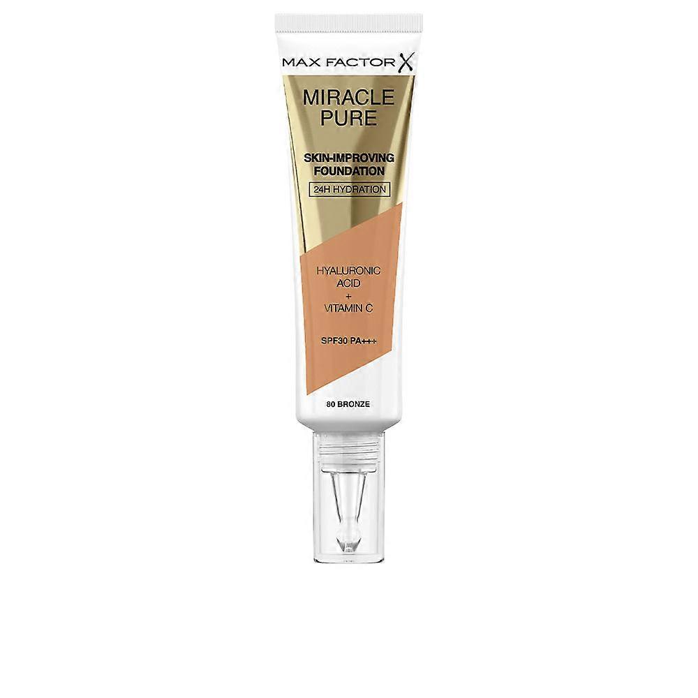 MAX FACTOR MIRACLE PURE SPF30 foundation SPF30 80-bronze