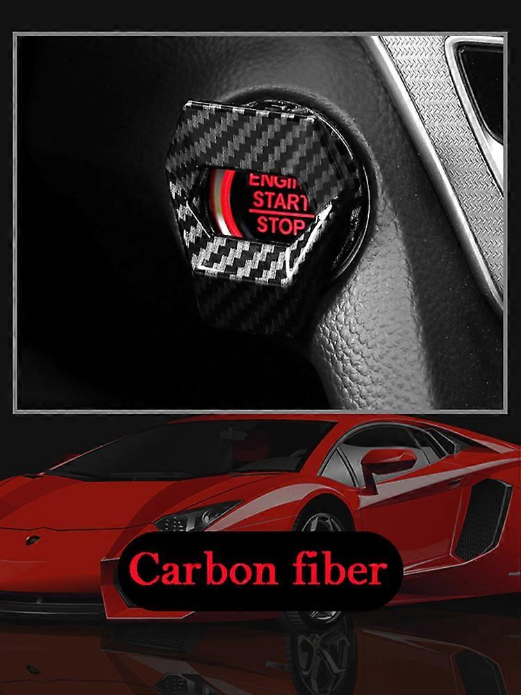 Engine Car Key Systems Key blade Start Button Cover Fashion Universal Protective Cover Decoration Sticker Accessories Suitable for 95% of Models