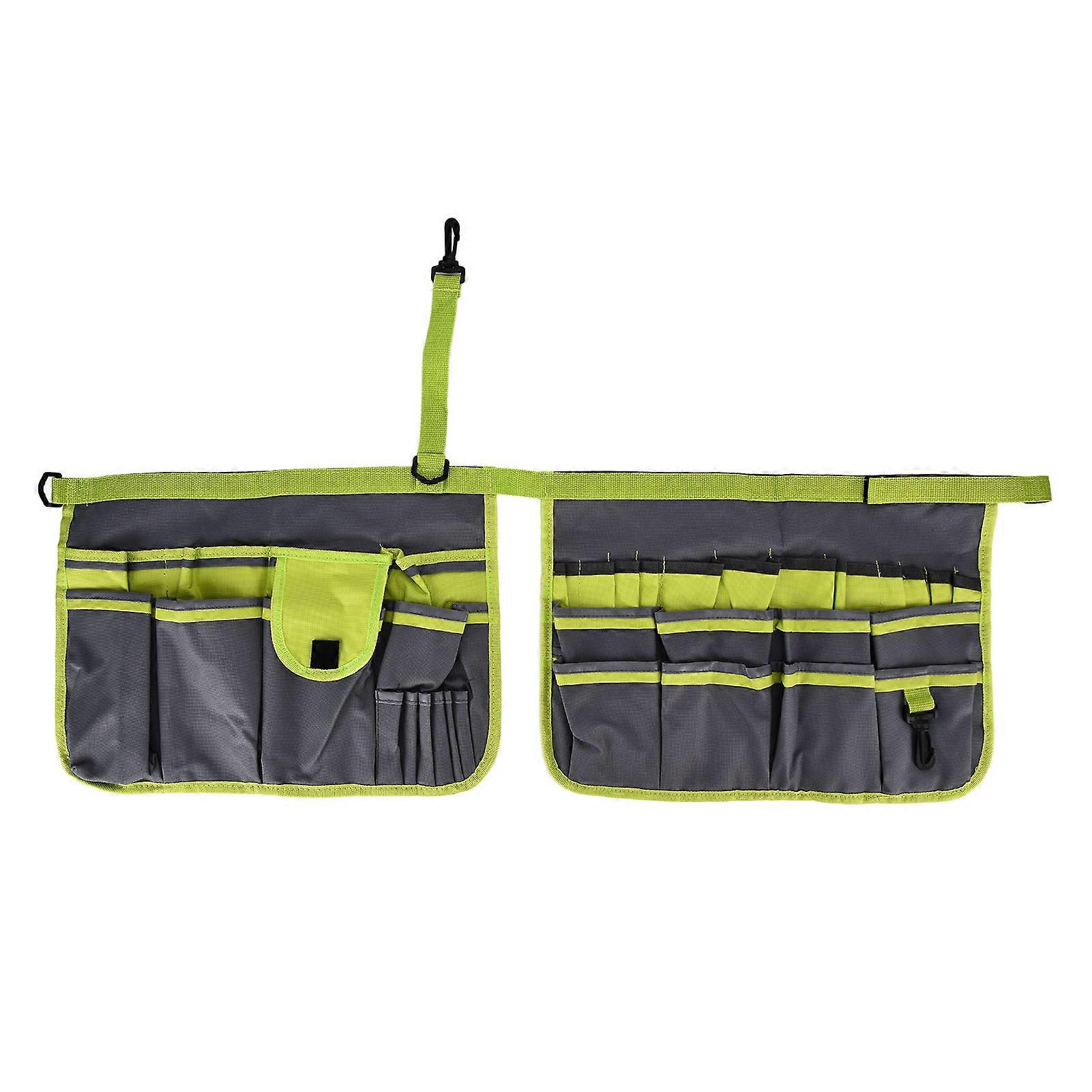 34 Pocket Garden Tool Bucket Bag Color Matching Tool Storage Bag for Outdoor Gardening NO.2075