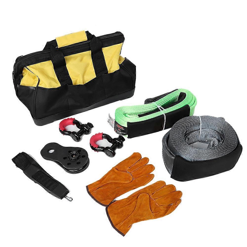 Multi~Function Wild Land Rescuing Equipment Set 7 in 1 Heavy Duty Recovery Securing Accessory E2U354