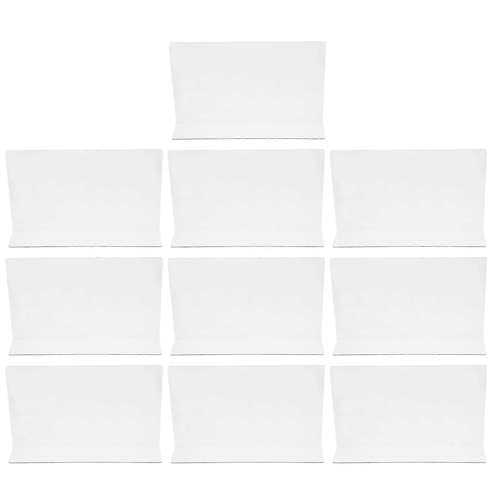 10pcs Plastic Shelf Divider Side Splitters Supermarket Classification Racks