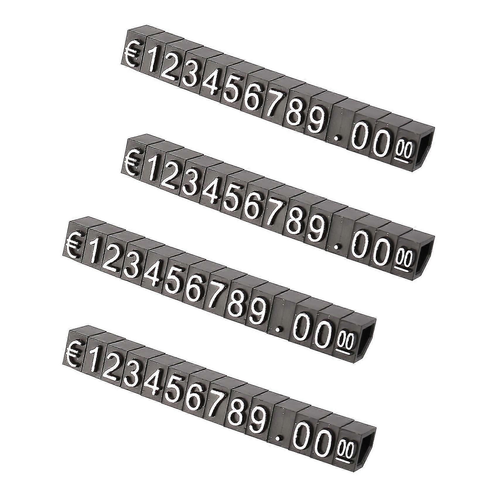 30sets البلاستيك مكعبات السعر عرض العلامات قابل للتعديل عدد الوقوف الإطار تسمية متجر