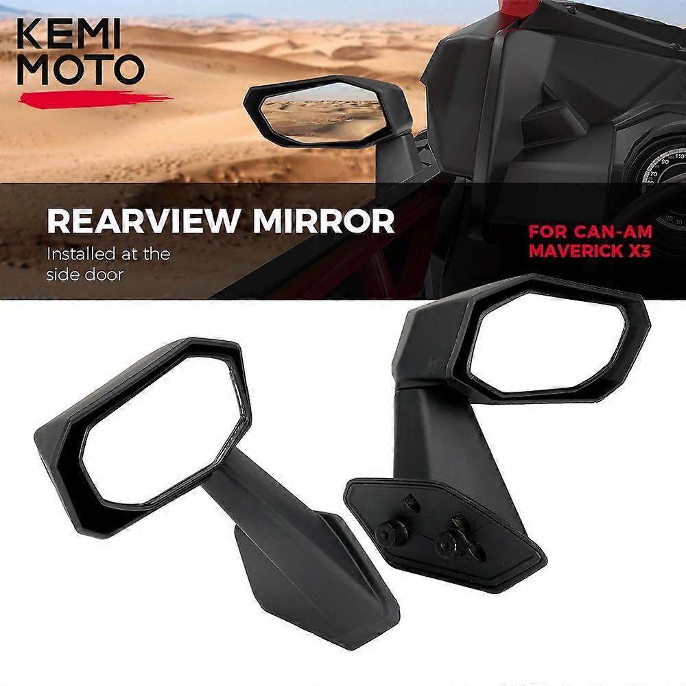 Side Mirrors Folding Racing High-performance  Utv 3715004236 For Can-am Maverick X3 Max R Rr 4x4 Xrc Turbo Dps 2017-2023