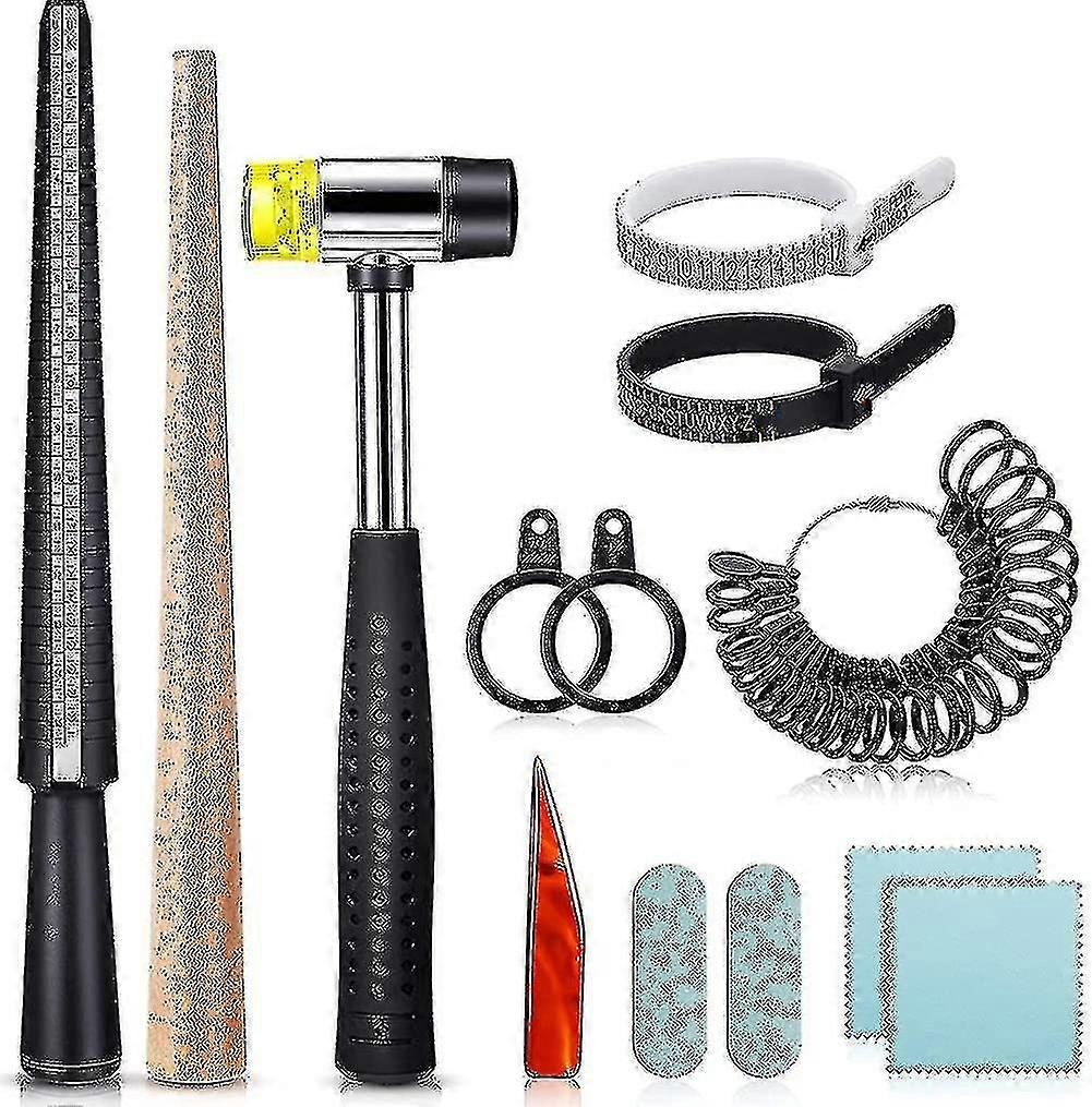 Ring Ma Tools Uk Ring Sizer Gau With Ring Ml Rubber Rep Ring Measurem