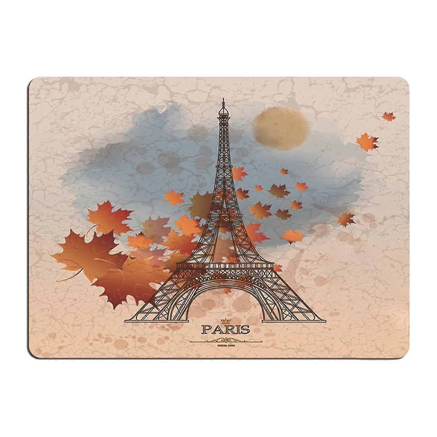 Mouse Pad Soft Comfortable Smooth Surface Eiffel Tower Desk Gaming Mousepad Wrist Rest for Laptop
