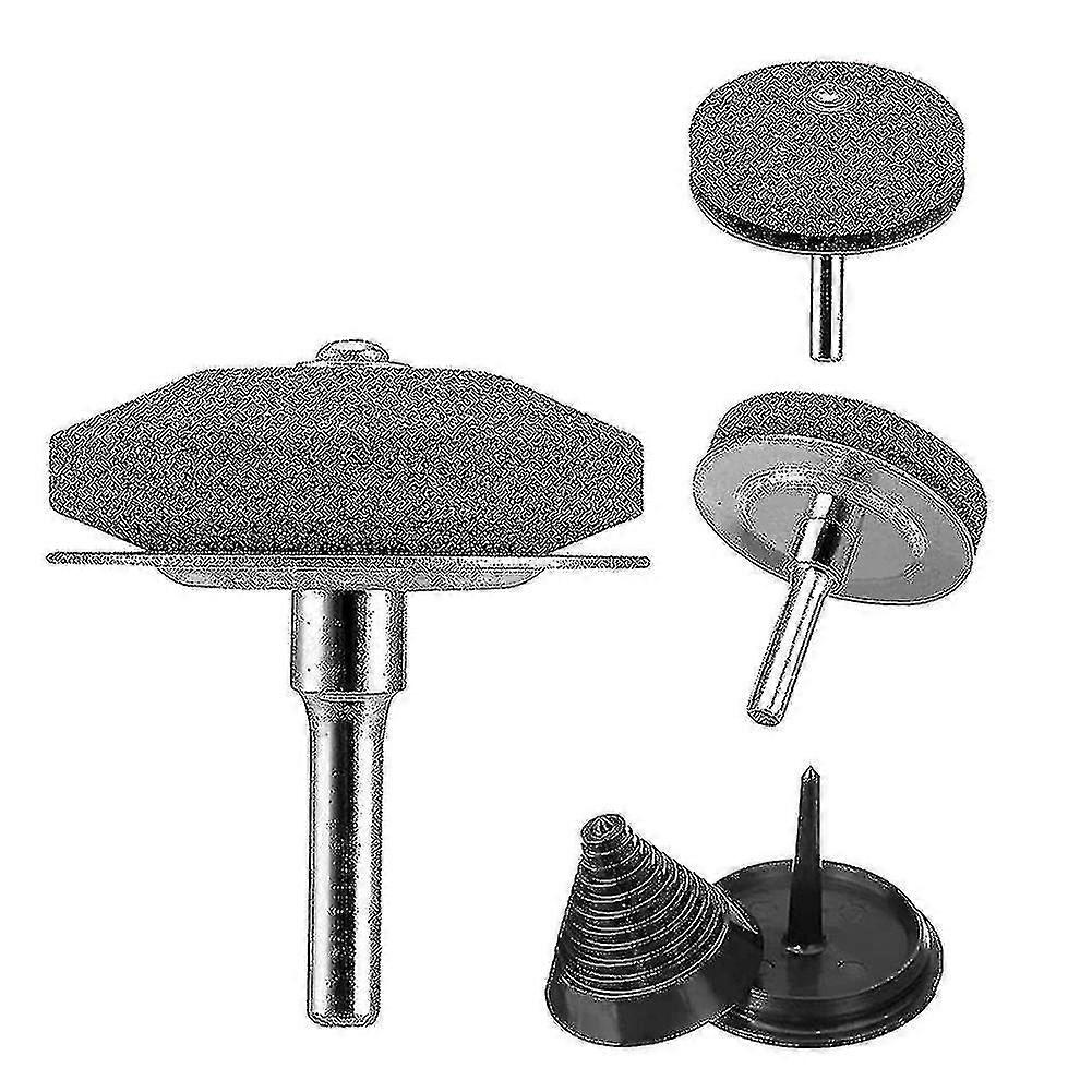 Lawn Mowers Blade Sharpener Tool Drill Attachment Sharpening Kit Lawnmower Blades Sharpener compatib