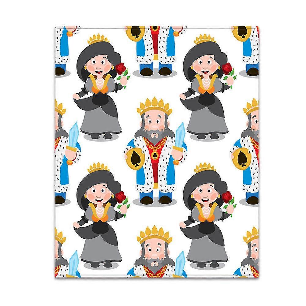 Blanket Cartoon Autumn And Winter Warm Sofa Blanket Digital Printing Double-sided Flannel Air Conditioning Blanket