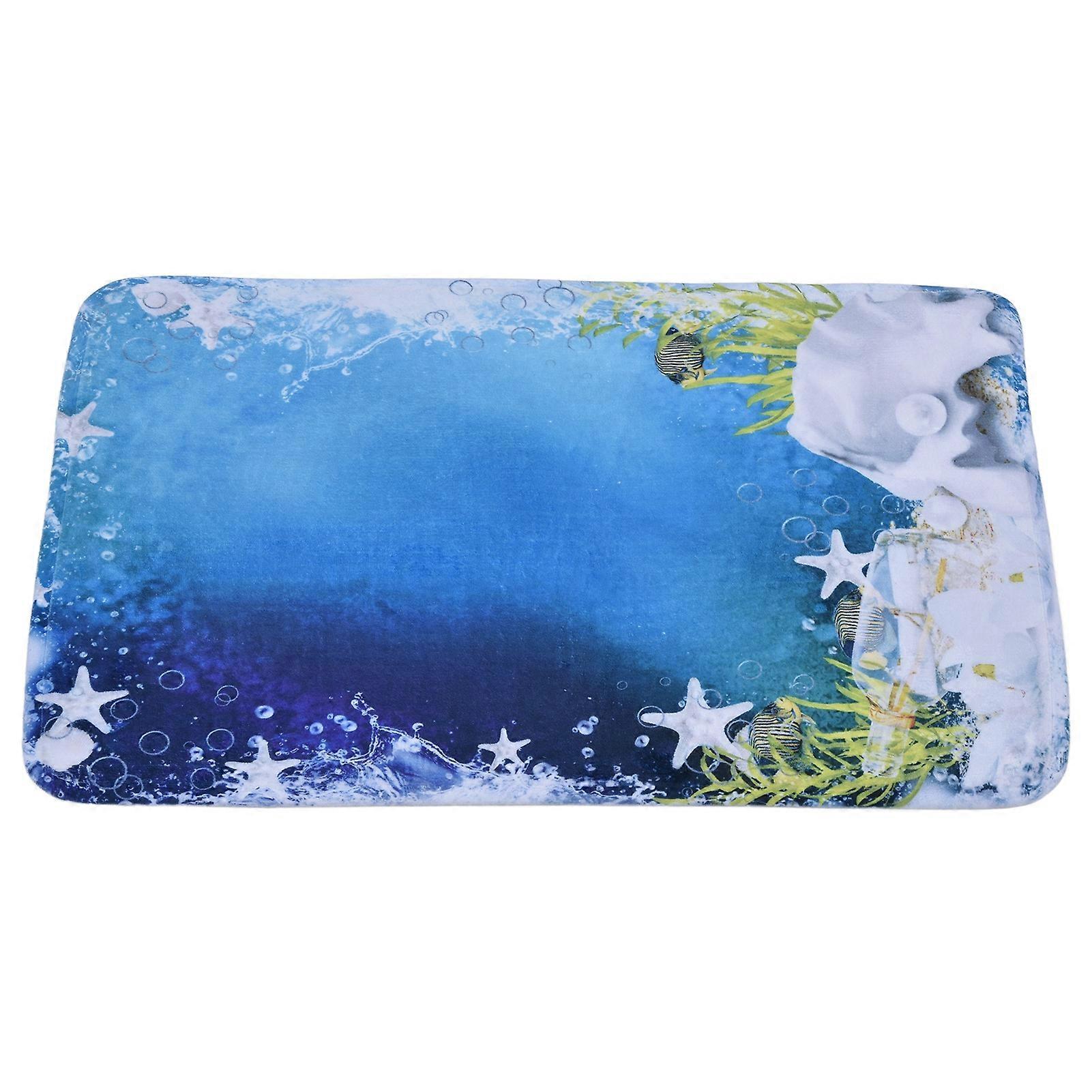 家庭用バスルームフロアカーペット静電気防止滑り止めフランネルマット40x60cm