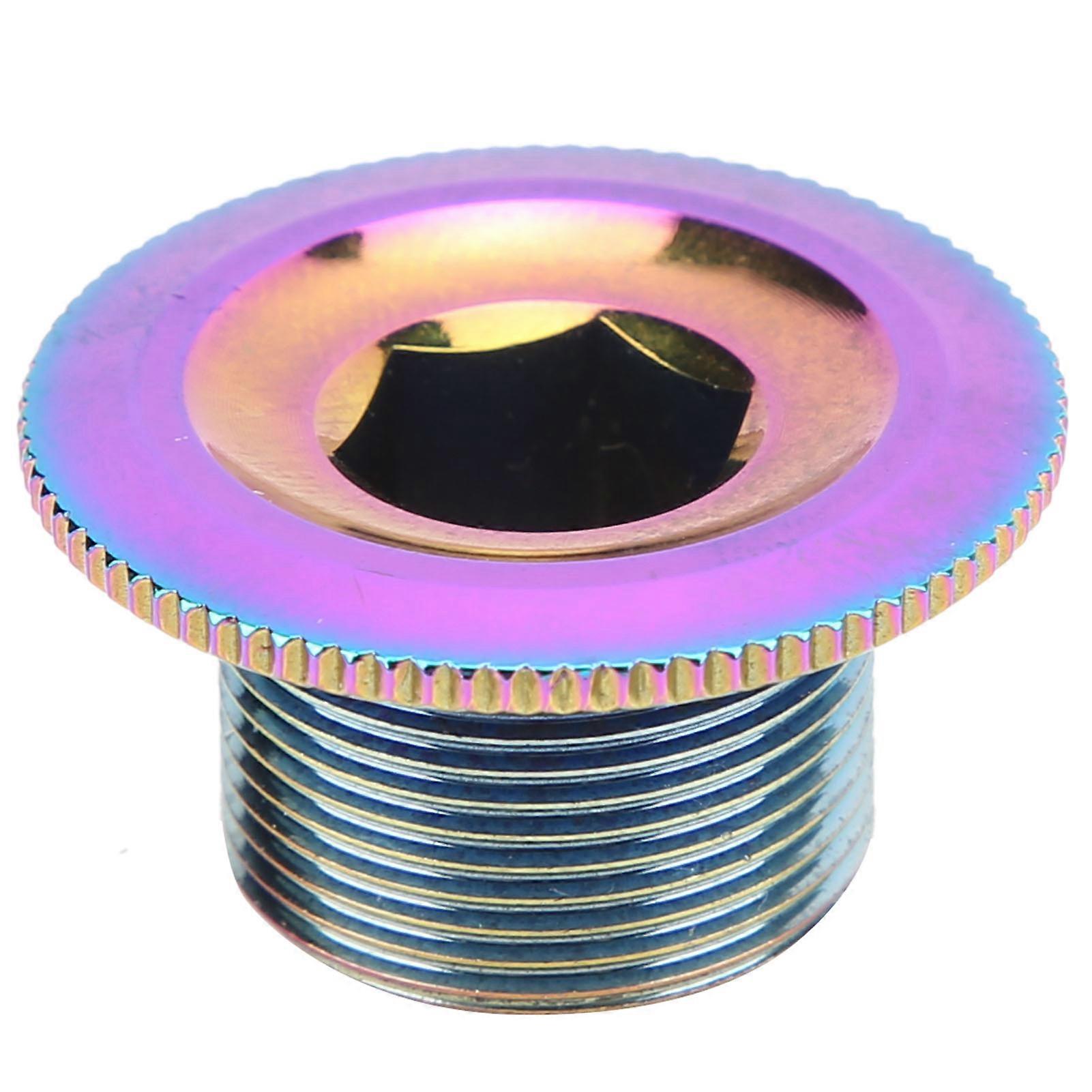 Cykel Vevlock Aluminiumlegering Cykel Vevarm Skruvlock Cykling Vevsats Skruv CoverM18