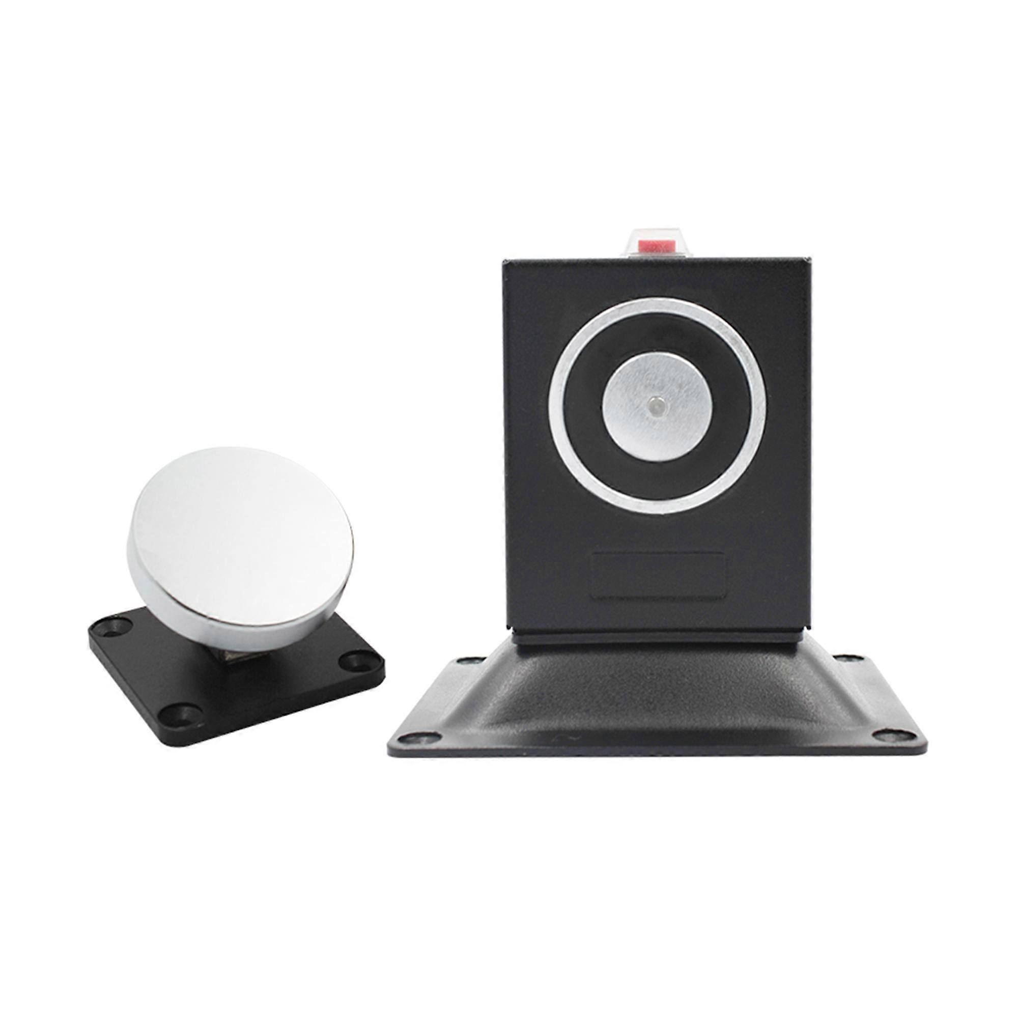 Électroaimant pour maintenir la porte ouverte PNI OD501, Fail Safe, fixation au sol, force d’ouverture 50Kg, 12/24V, noir