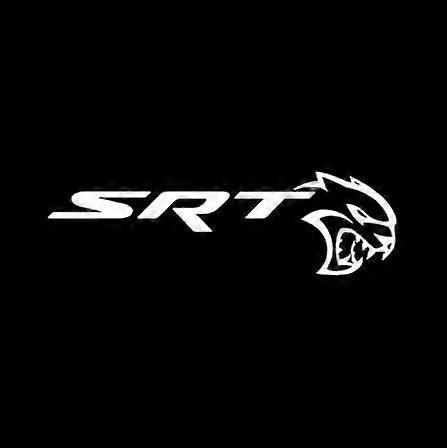 2PCS LED Car Door Logo Light Projector For Dodge Challenger SRT Demon Scat Pack RT Emblem Ghost Shadow Logo Welcome Light