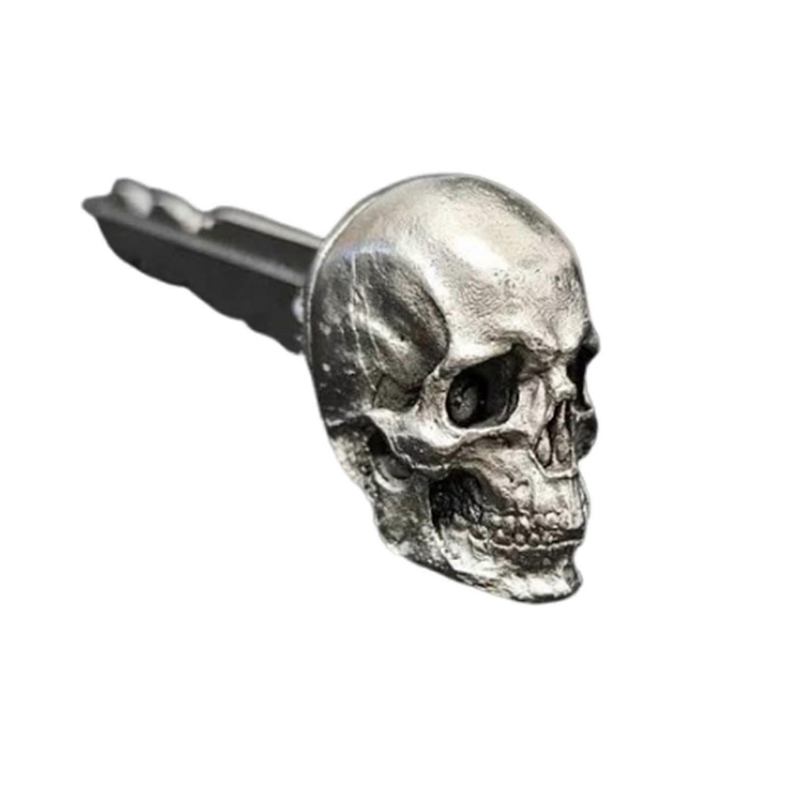 Demon Skull Key Pendant Simple Installation Universal Decorative Demon Skull Key Modified Demon Skull Key Ornament Qinghai