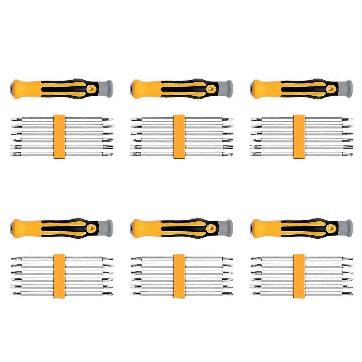 6X 12 in 1 Multi-Function Household Screwdriver Set Screwdriver Special-Shaped Double Head Torx Scr