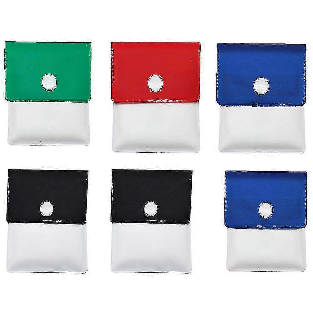 6pcs Pocket Size Ashtray Bag Pouch Fireproof Odor Free Cigarette Ash Holder