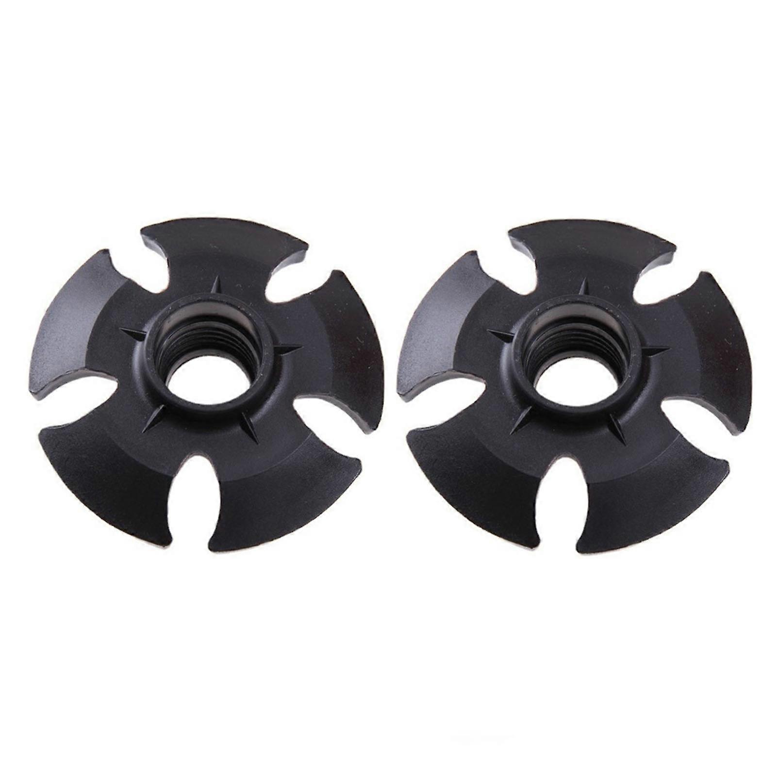 2Pcs High Hardness Anti-slip Thickened Pole Mud Basket Snowflake Snow Holder Protective Cover Hiking Supplies