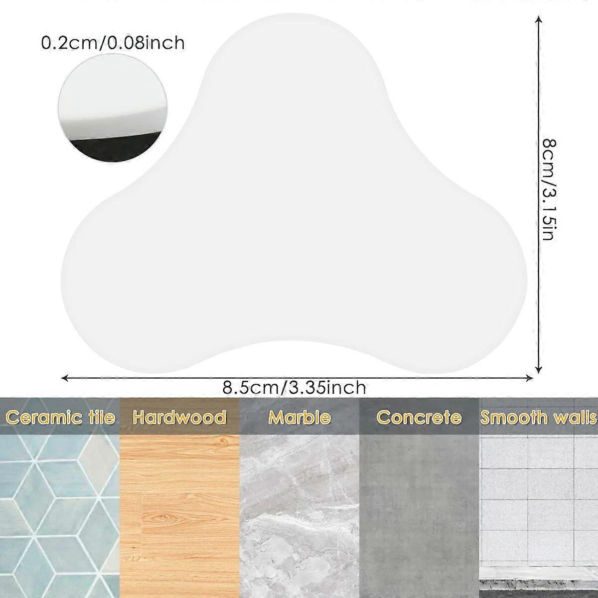 12Pcs Carpet Non-slip Sticker Reusable Washable Anti Curling Carpet Patch Fixed Strong Stickers Floor Rug Gripper Corner Pad Hot