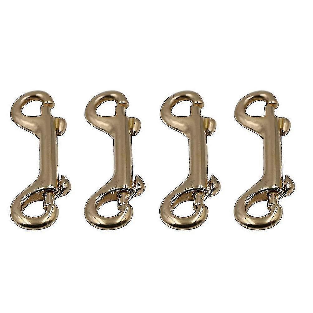 Double Ended Snap Hooks - 4pcs Brass Trigger Snaps For Various Uses  78mm