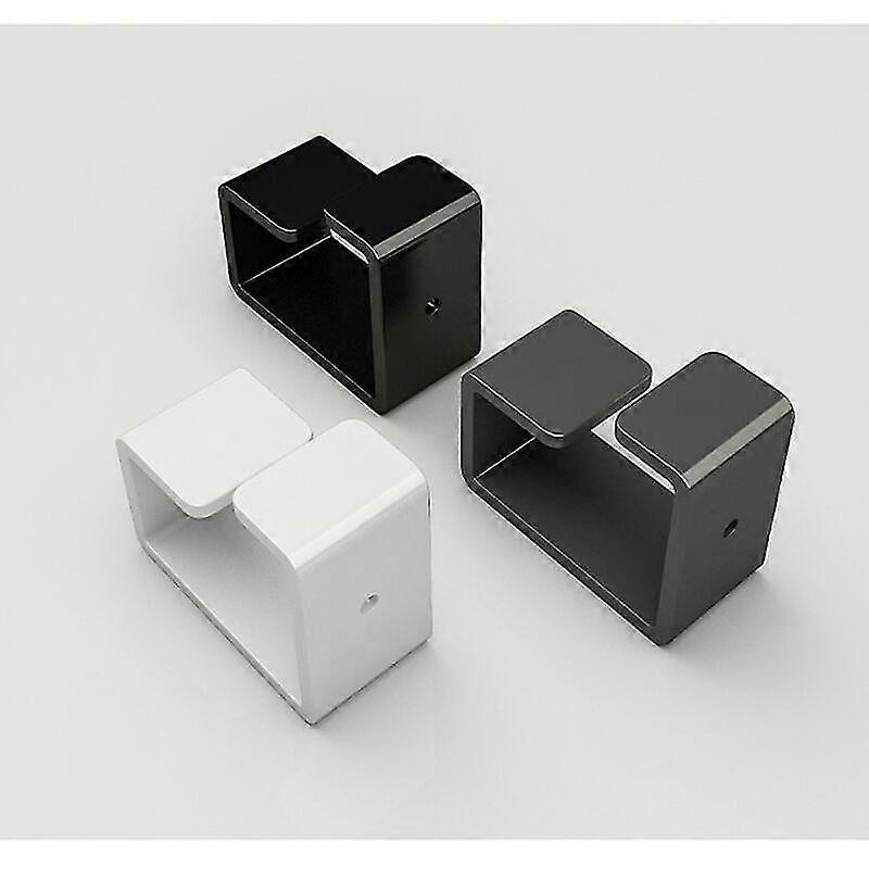 3 Bathroom Hooks, Black, White And Gray