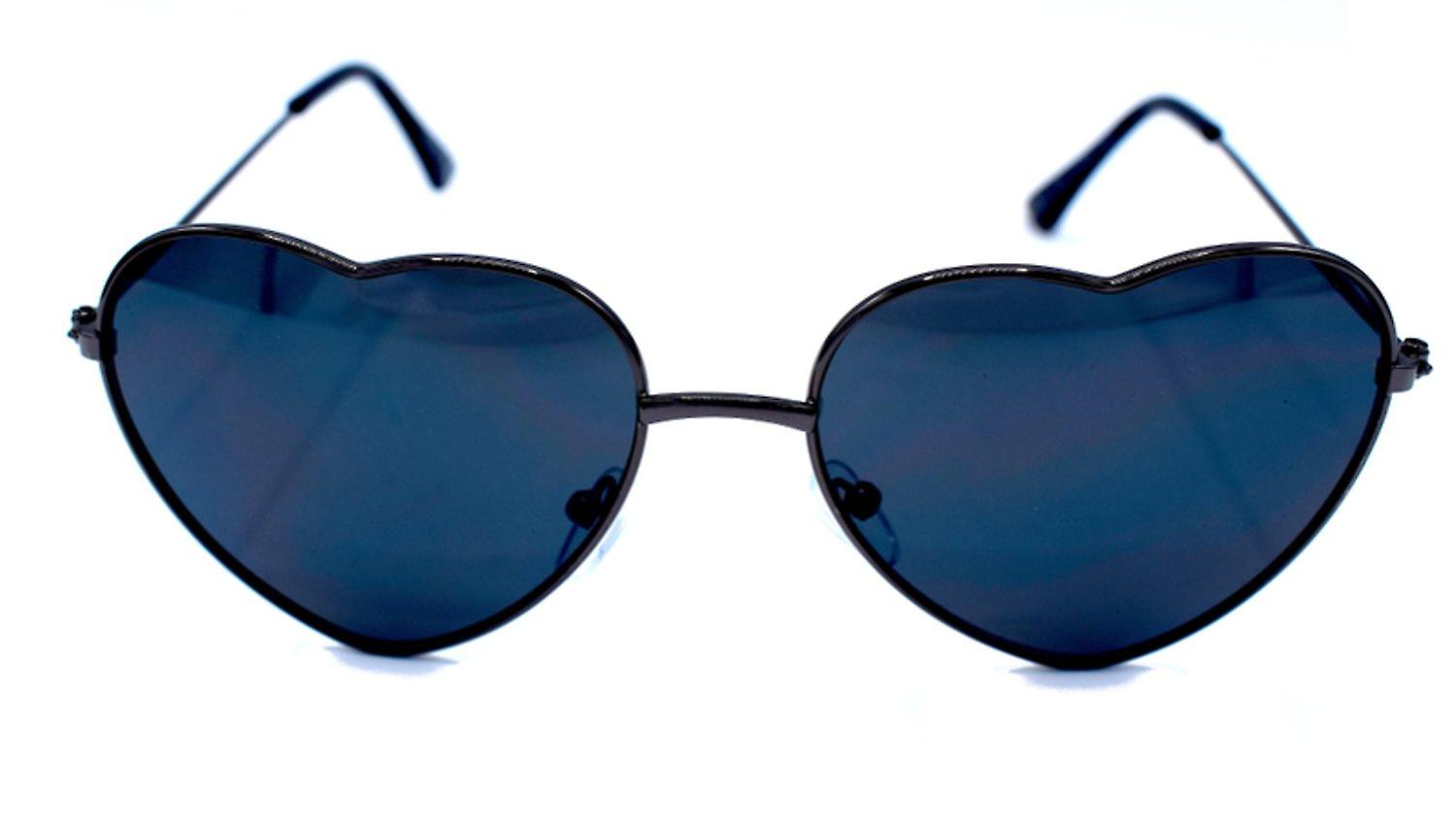 Heart sunglasses black 