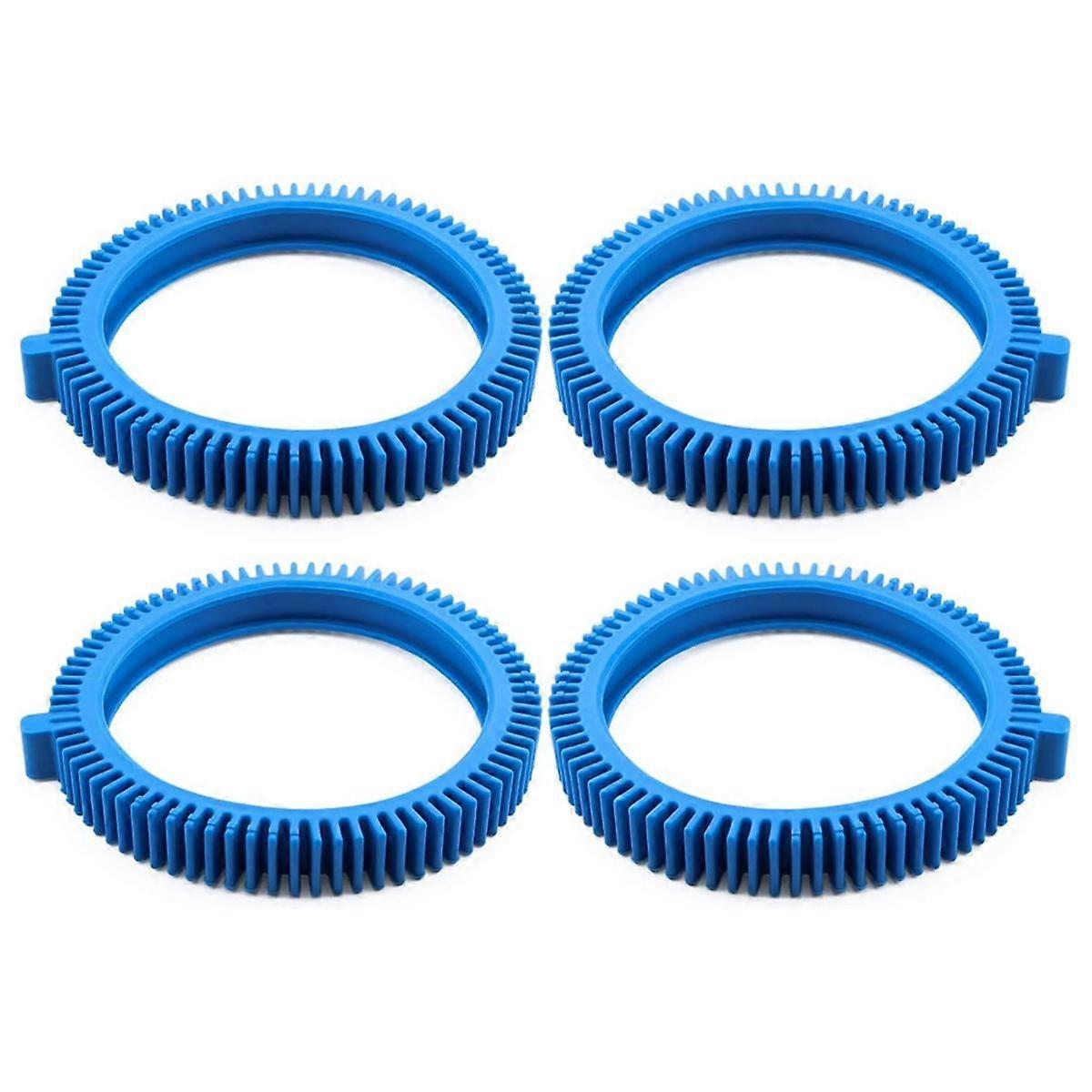 4pcs 896584000-143 Blue Front Tire Kit with Hump Replacement for Pool Cleaners 2X,4X,Pool Tire