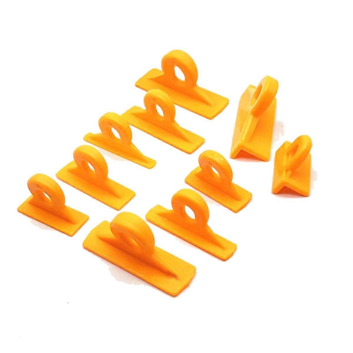 10Pcs Adhesive Label Dent Repair Tool Auto Dent Repair Hail Dent Removal Tool Auto Long Dent and Li