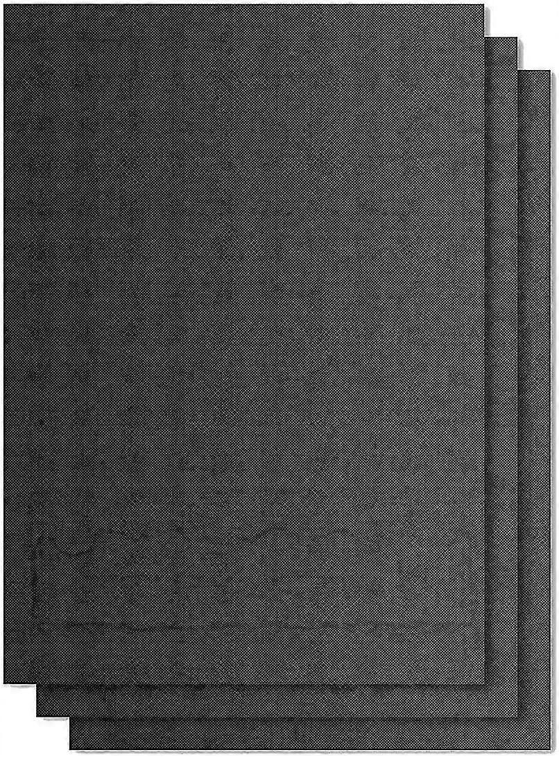 Bbq Grilling Mats Set Of 3 Reusable For Charcoal Bbq