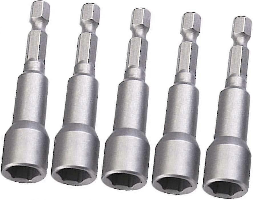 Magnetic Screwdriver Bit, 8mm 1/4'' Hex Screwdriver Bit With Quick Change Groove For Electric Hand Drill/lithium Drill/pneumatic Driver/impact Driver