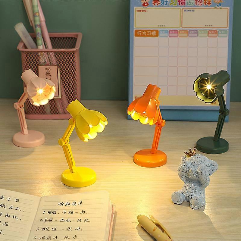 4 Pcs Mini Book Reading Lights, Universal Flexible Flashlight LED Light Clip  Adjustable