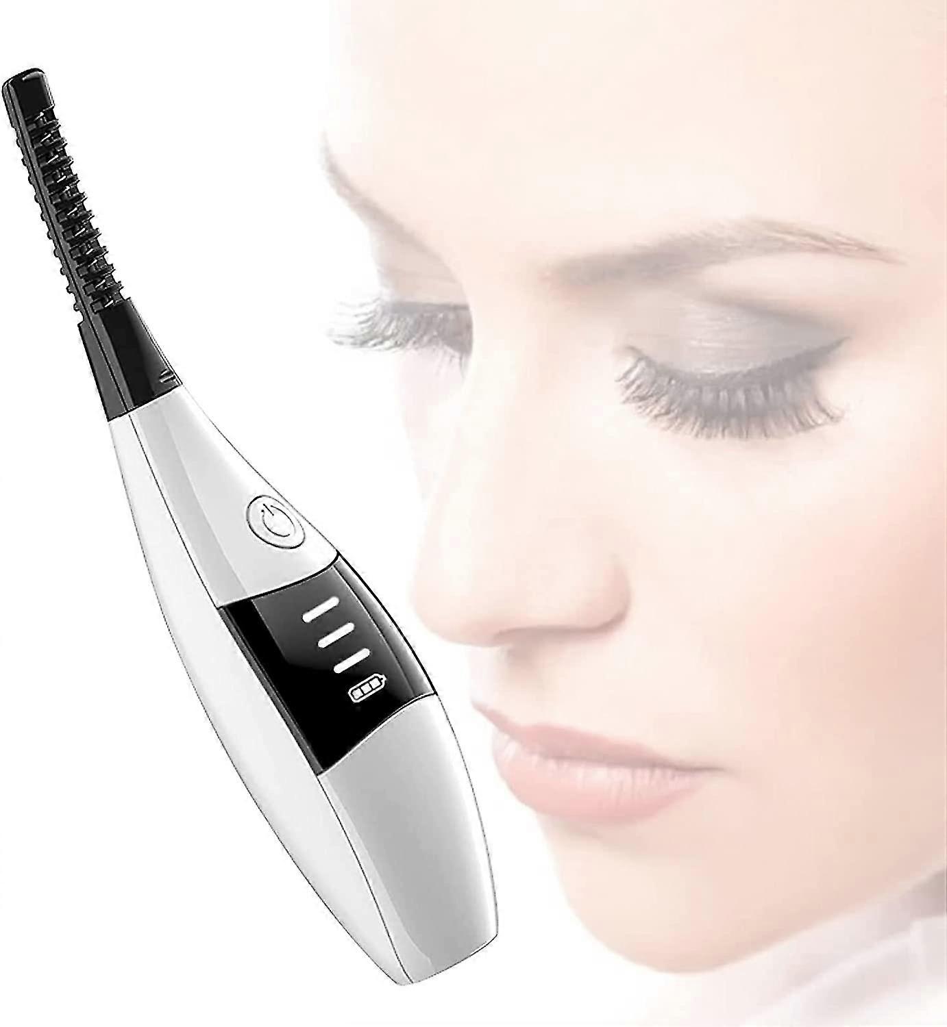 Heated Eyelash Curler Eyelash Curler Comb Gears Usb Eyelash Curler Fast Heating Adjustable Temperature Portable Heated Eyelash Curler Rechargeable For