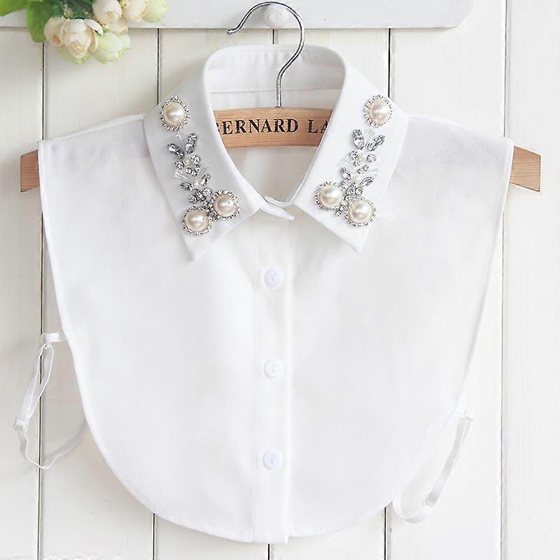 Diamond Pearl Fake Collar