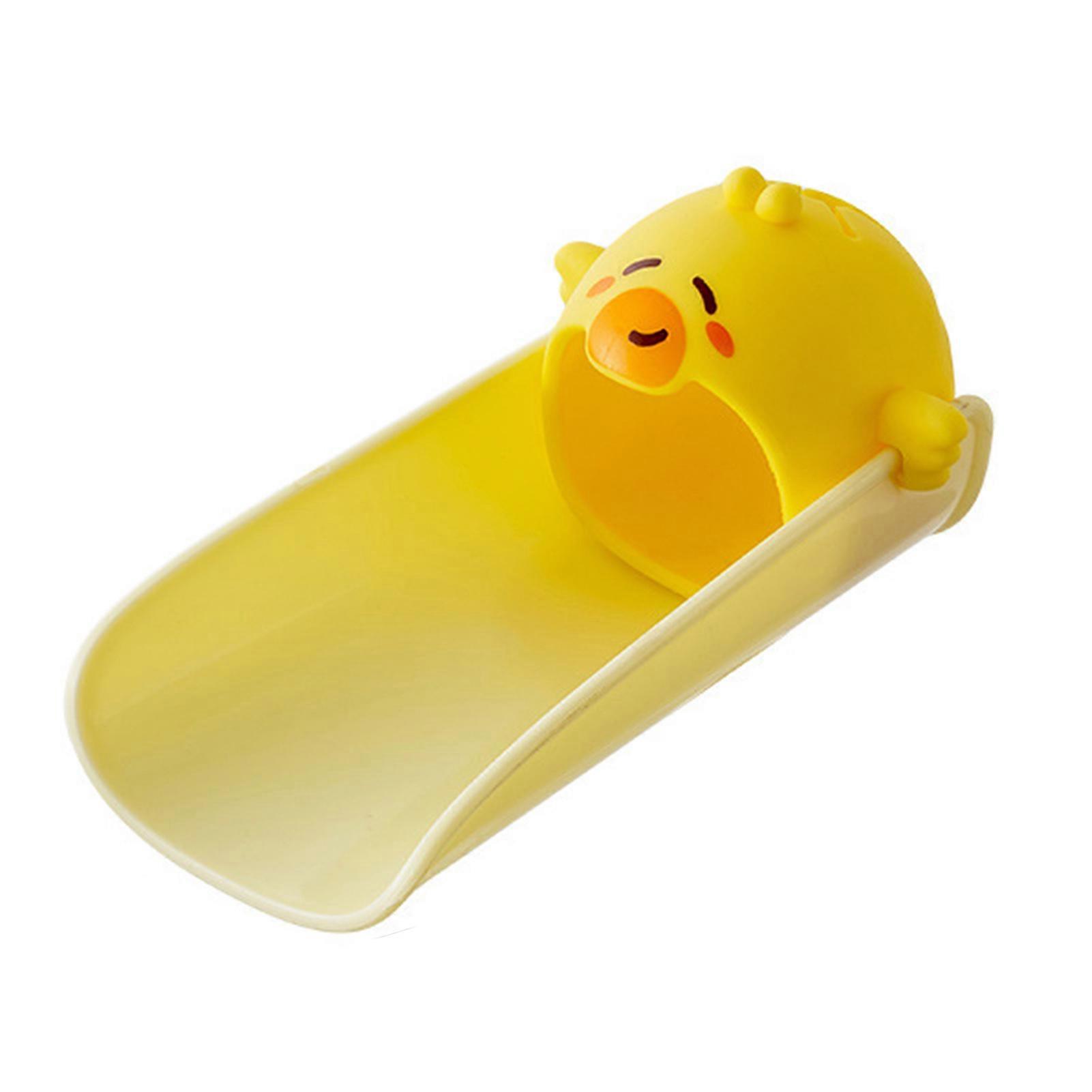 1/2Pcs Faucet Extender for Kids Safe Anti-Slip Design Splash-Proof Cartoon Shape Hand Washing Extension for Bathroom Sink Kitchen