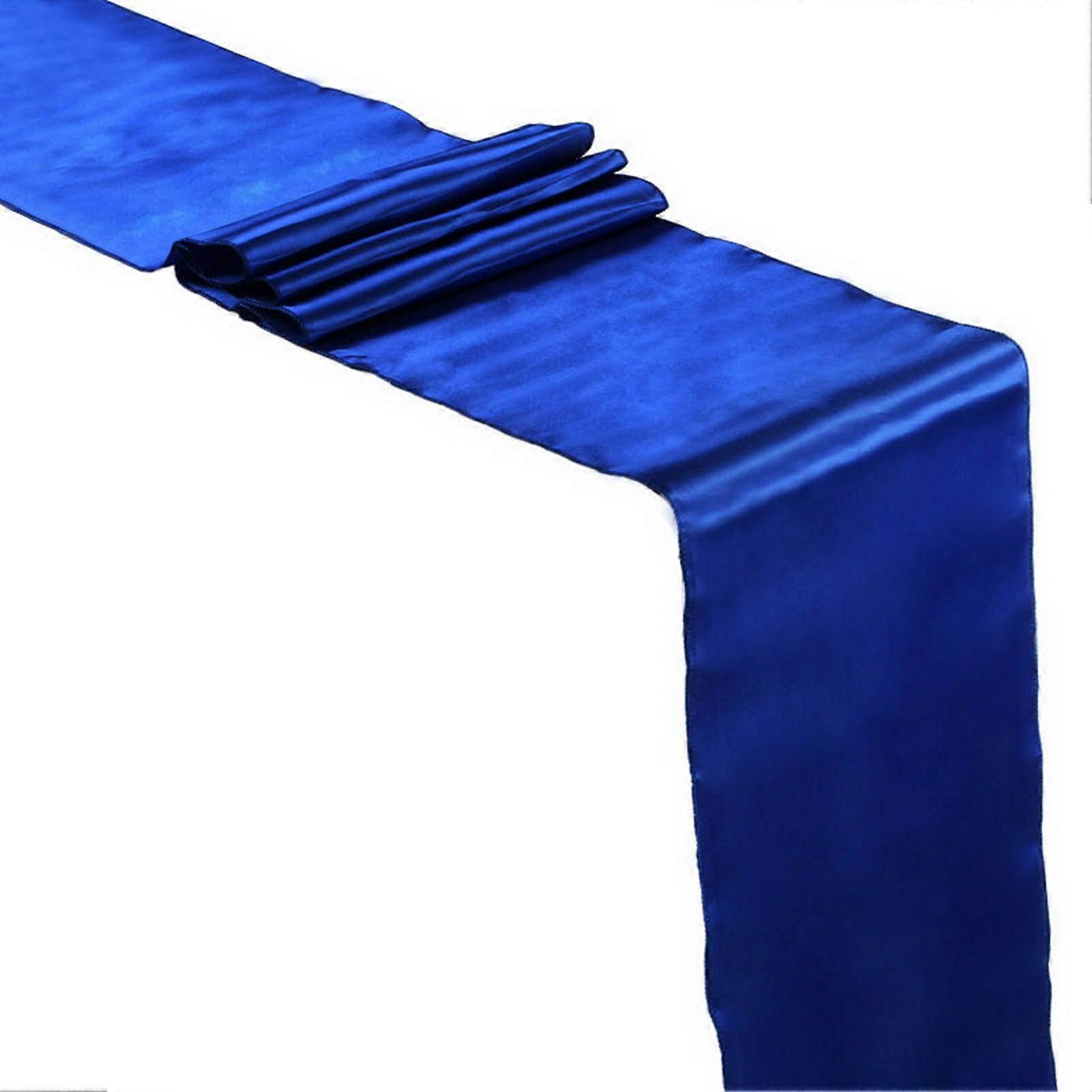 Table Runner Long Rectangle Smooth Fabric Machine Washable Solid Color Party Table Runner Wedding Banquet Supplies KAESI