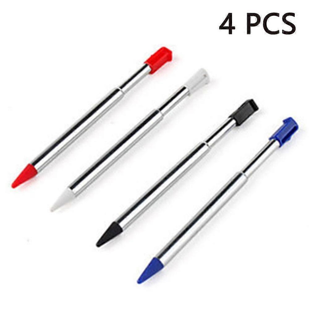4 Pcs Stylish Color Touch Stylus Pens Touchpen Set Handheld Telescopic Stylus Game Console Stylus For Nintendo 3ds