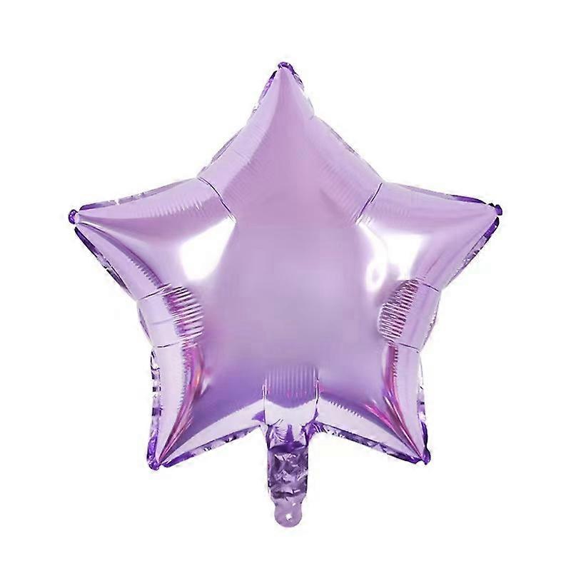 Balão circular coração-dado forma do filme de alumínio do pentagrama de 18 polegadas, forma monocromática do balão da folha de alumínio da placa clara