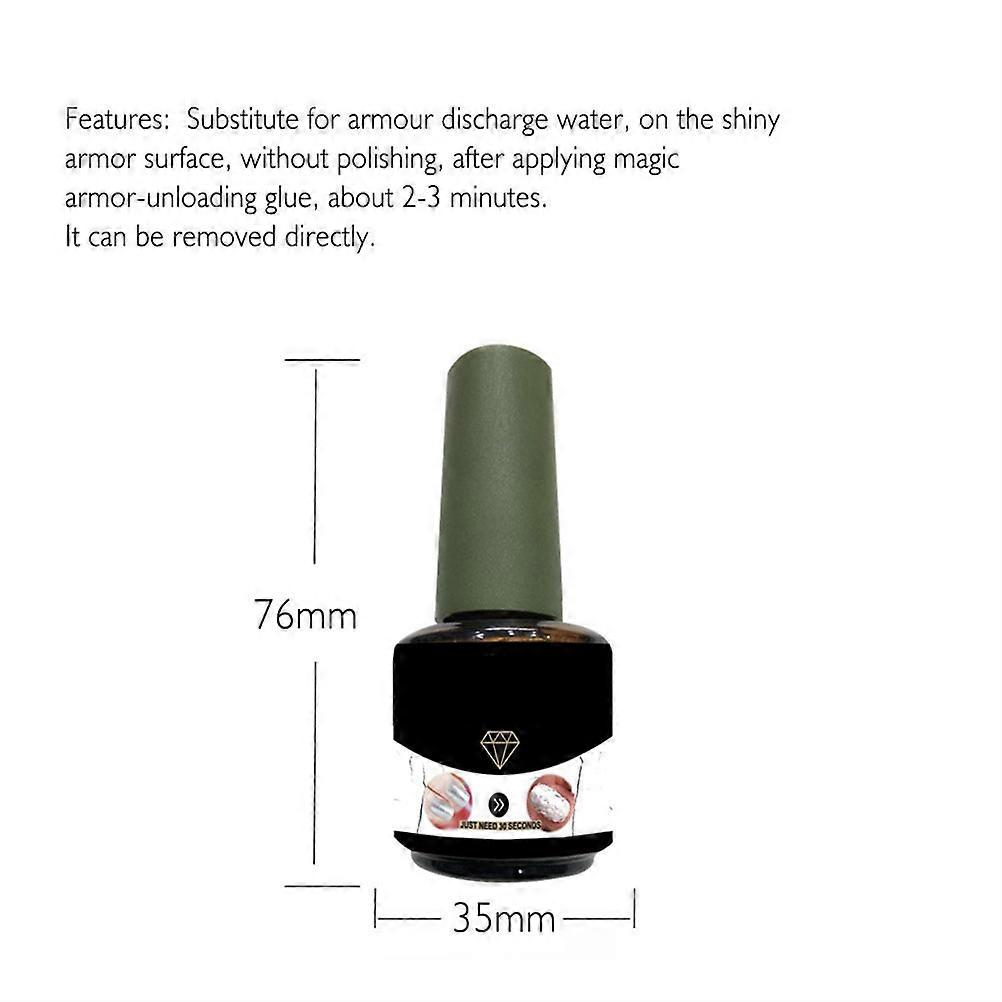 15ml Nail Polish Remover Gel Oil Removal Tool Easily Quickly Removes Soak Off Gel Nail Polish Remover