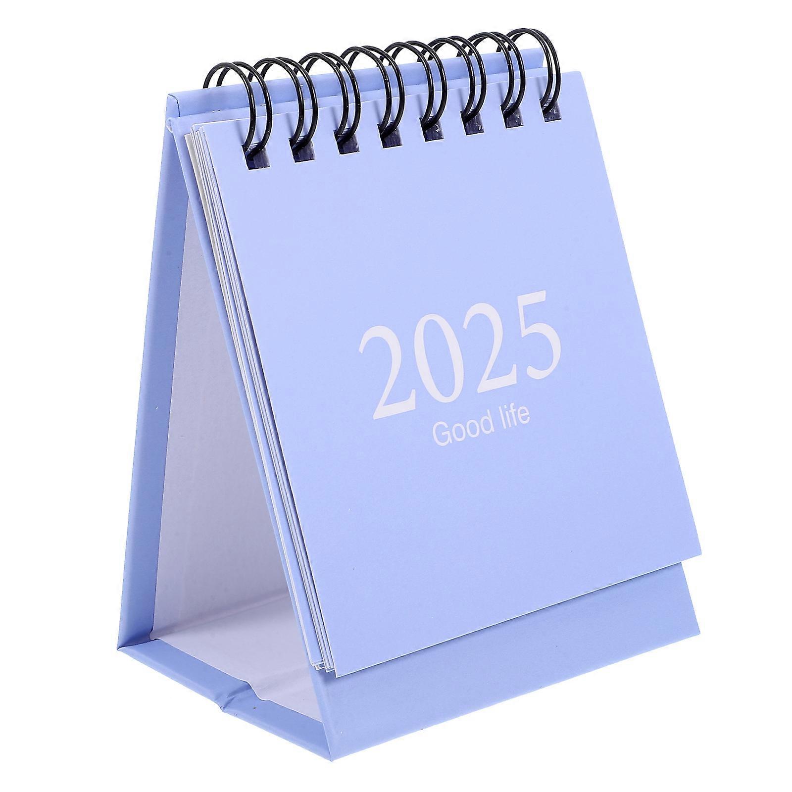 تقويم مكتب صغير 2024-2025 سنة تقويم صغير تقويم زخرفي لولبي تقويم منضدية