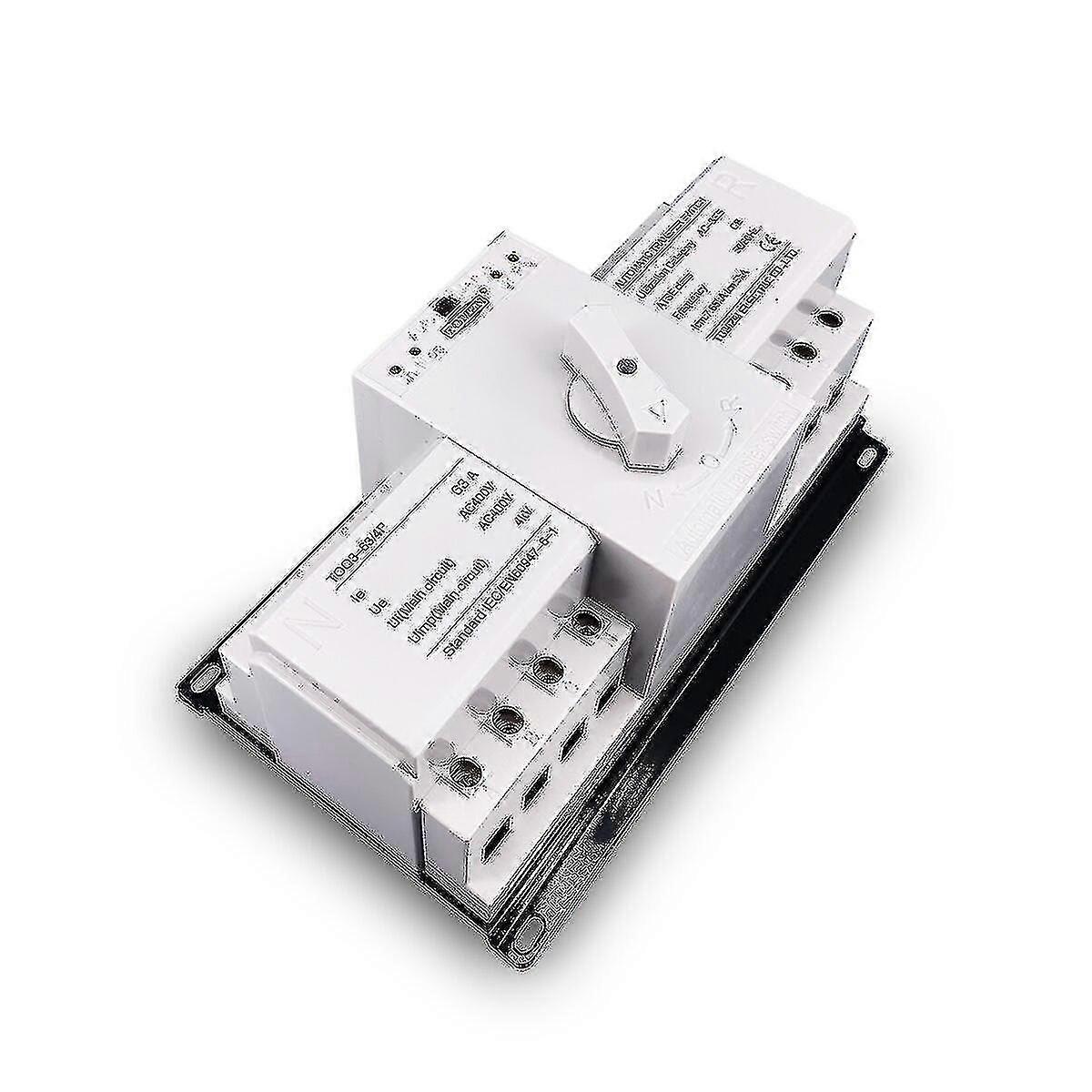 4p 63a mcb tipo dual power interruptor de transferência automática ats hk