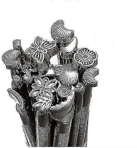 20 delar läderstämpel set